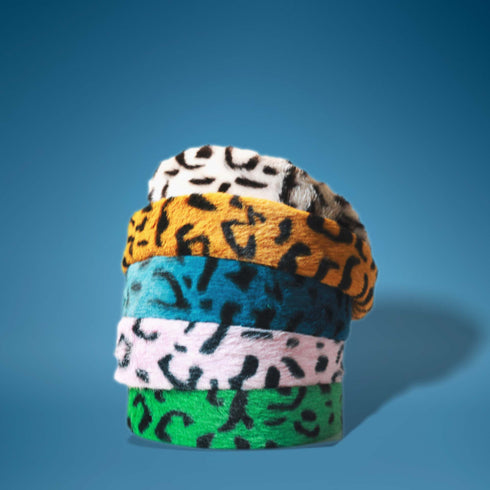 Leopard Print Furry Headband