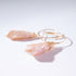 Venus Hoop Drop Earrings in Natural Stone