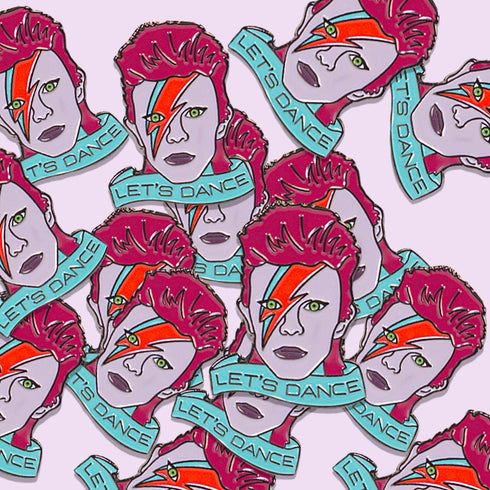 Bowie Let's Dance Pin