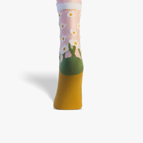 Daisy Fishnet Mesh Socks