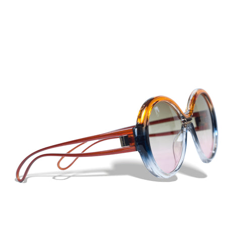 Oversized Retro Gradient Sunglasses