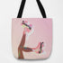 Pink Roller Skate Tote Bag