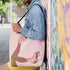 Pink Roller Skate Tote Bag