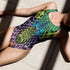 Snakeskin One-Piece Swimsuit in Techno