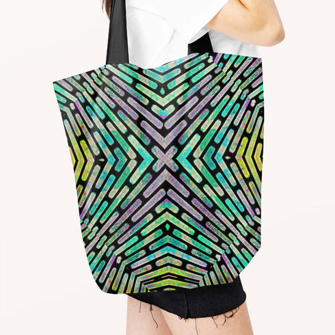 Neon Criss Cross Tote