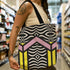 Hypnotic Color Block Tote