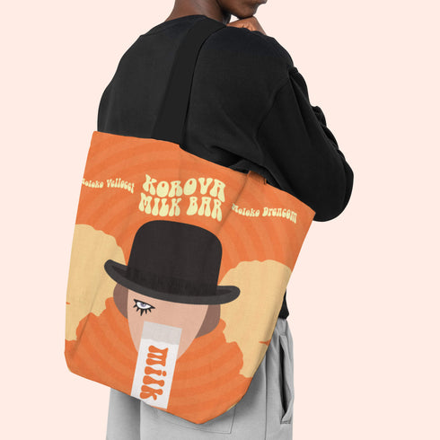 A Clockwork Orange Large Canvas 18x18 Tote Bag