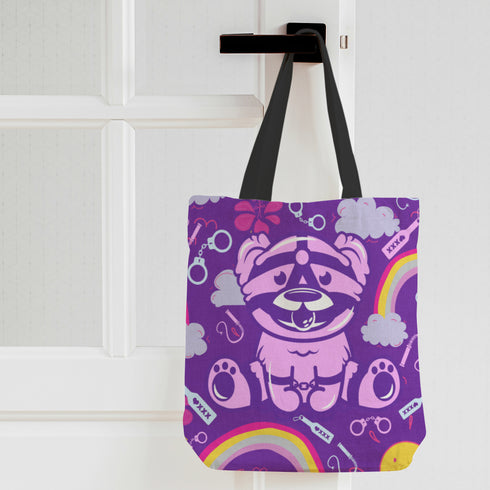 Kinky Bear BDSM Unisex Canvas Tote Bag