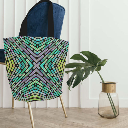 Neon Criss Cross Tote