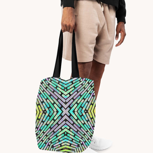 Neon Criss Cross Tote