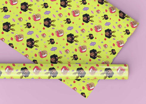 Black Girl Magic Christmas Wrapping Paper
