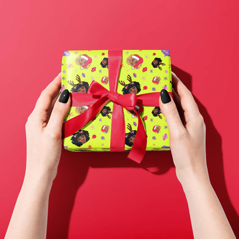 Black Girl Magic Christmas Wrapping Paper