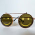 Yellow Smiley Flip Round Sunglasses
