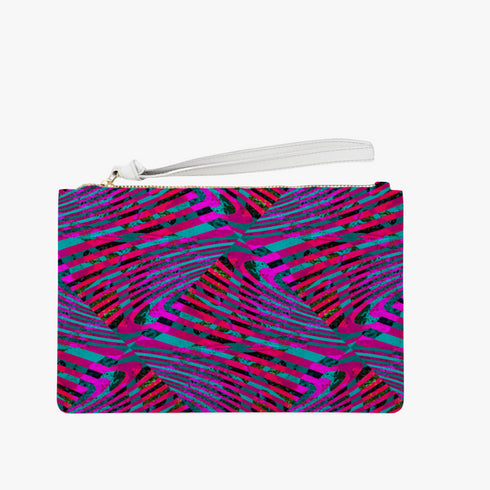 Electric Zebra Wristlet