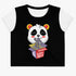Panda "Eat the Rich" Crop Top