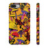 Magic Mushrooms and Frogs Phone Case in Orange