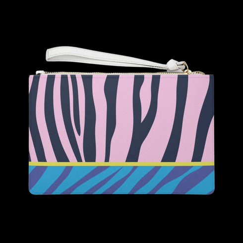 Zebra Animal Print Clutch Purse