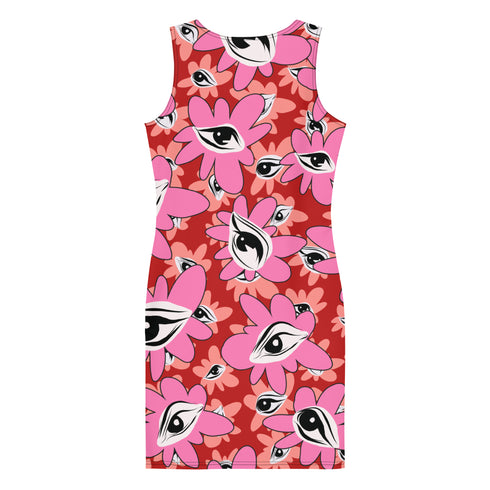 Floral Mad-Eyed Bodycon Dress