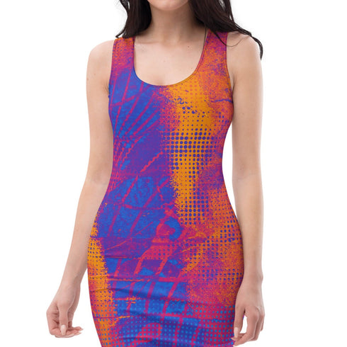 Tequila Sunrise Bodycon Dress