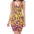 Ombre Leopard Bodycon Dress in Sunrise