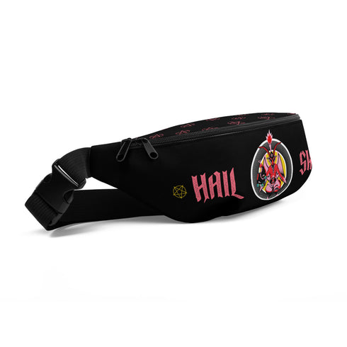 Baphomet Hail Skatin' Roller Skate Fanny Pack