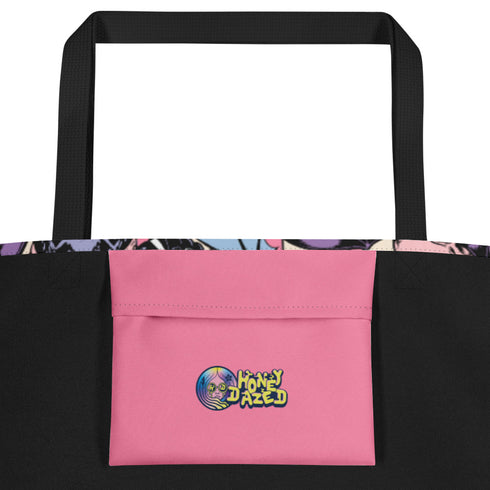 Pastel Bat Canvas Tote