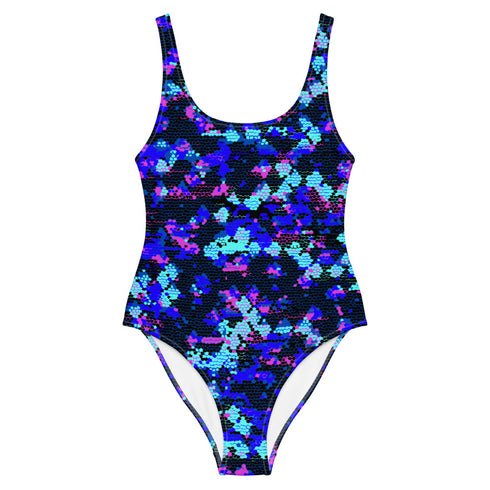Matrix One-Piece Swimsuit in Blue