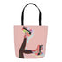 Pink Roller Skate Tote Bag