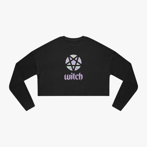 Cropped Witch Pentagram Sweatshirt