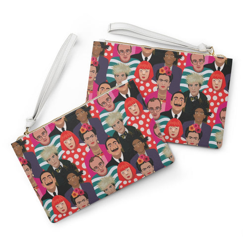 Famous Faces of Art Clutch