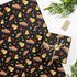 Black Merry Ducking Christmas Wrapping Paper
