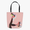 Pink Roller Skate Tote Bag
