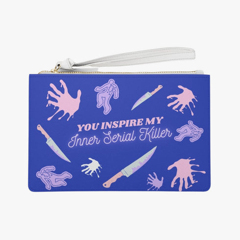 Serial Killer Vegan Leather Clutch Bag