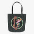 Green Roller Derby Skater Tote Bag