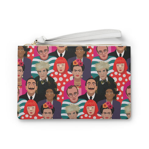Famous Faces of Art Clutch