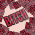 Pink "Bitch Please" Premium Vinyl Sticker, Typography Quote, Glossy Sticker