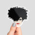 1980s Goth Premium Vinyl Sticker, Robert Smith, Glossy Laptop Decal