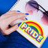 Rainbow PRIDE LBGT Premium Vinyl Sticker, Gay Pride, Die-Cut Laptop Decal