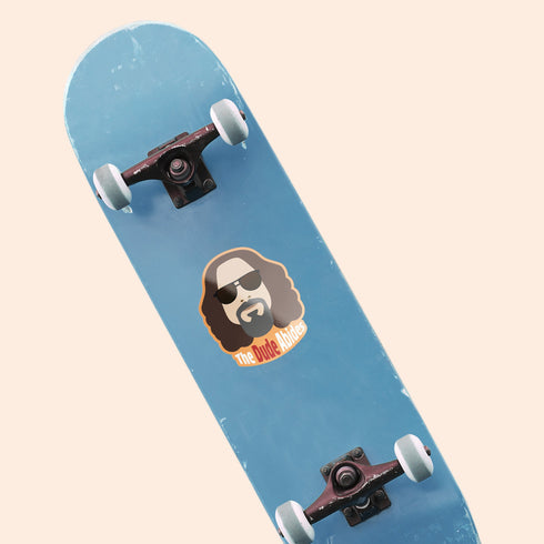 The Dude Premium Vinyl Sticker, The Big Leboswki-Inspired Hydroflask Sticker, Laptop Decal