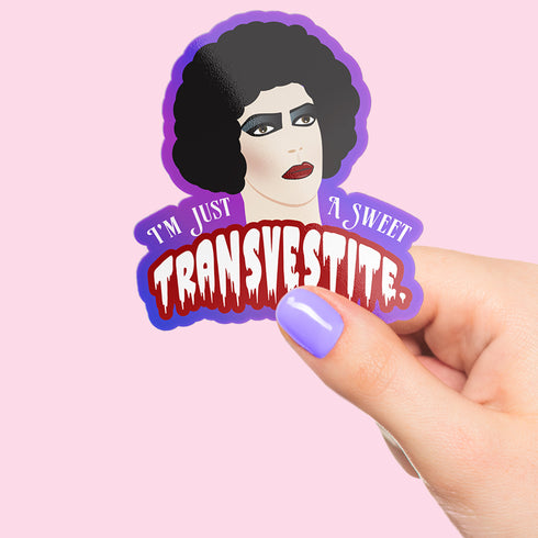 Dr. Frank N. Furter Premium Vinyl Sticker, Rocky Horror Picture Show Hydroflask Sticker, Laptop Decal