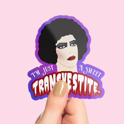 Dr. Frank N. Furter Premium Vinyl Sticker, Rocky Horror Picture Show Hydroflask Sticker, Laptop Decal