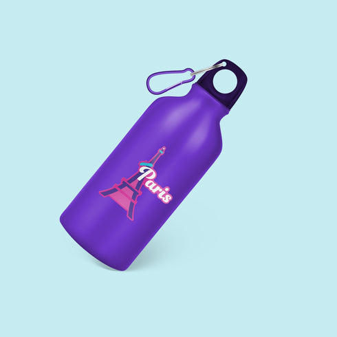 Paris Eiffel Tower Premium Vinyl Sticker, France Landmark Hydroflask Sticker, Die-Cut Laptop Decal