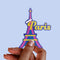 Paris Eiffel Tower Premium Vinyl Sticker, France Landmark Hydroflask Sticker, Die-Cut Laptop Decal