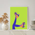 Skates Up Wall Art Print - Green