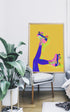 Skates Up Wall Art Print - Yellow