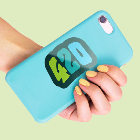 420 Premium Vinyl Sticker, Stoner Stickers, Glossy Laptop Decal