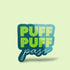 Puff, Puff, Pass Premium Vinyl Sticker, Stoner Stickers, Glossy Laptop Decal