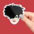 1980s Goth Premium Vinyl Sticker, Robert Smith, Glossy Laptop Decal