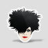 1980s Goth Premium Vinyl Sticker, Robert Smith, Glossy Laptop Decal