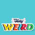 Rainbow "Stay Weird" Premium Vinyl Sticker, Typography Quote, Glossy Laptop Decal